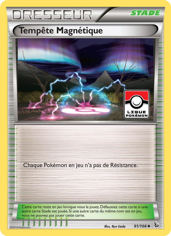 Tempête Magnétique 91 — Flashfire (French Pokémon TCG card)