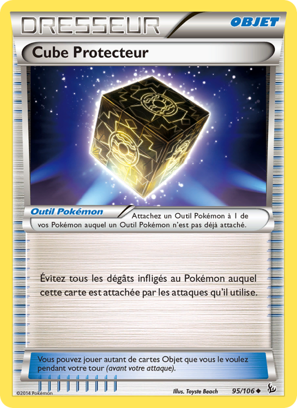 Cube Protecteur 95 — Flashfire (French Pokémon TCG card)