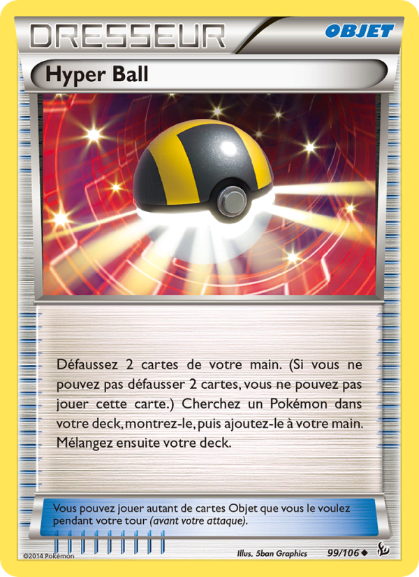 Hyper Ball 99 — Flashfire (French Pokémon TCG card)