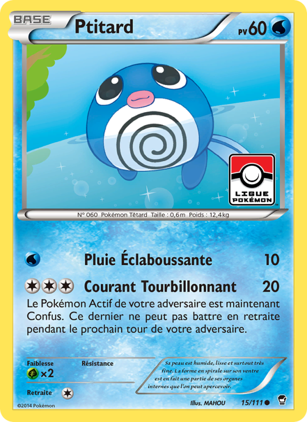 Ptitard 15 — Furious Fists (French Pokémon TCG card)