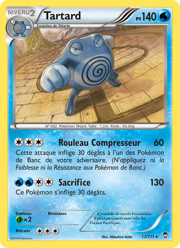 Tartard 17 — Furious Fists (French Pokémon TCG card)