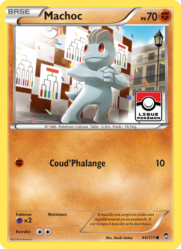 Machoc 44 — Furious Fists (French Pokémon TCG card)
