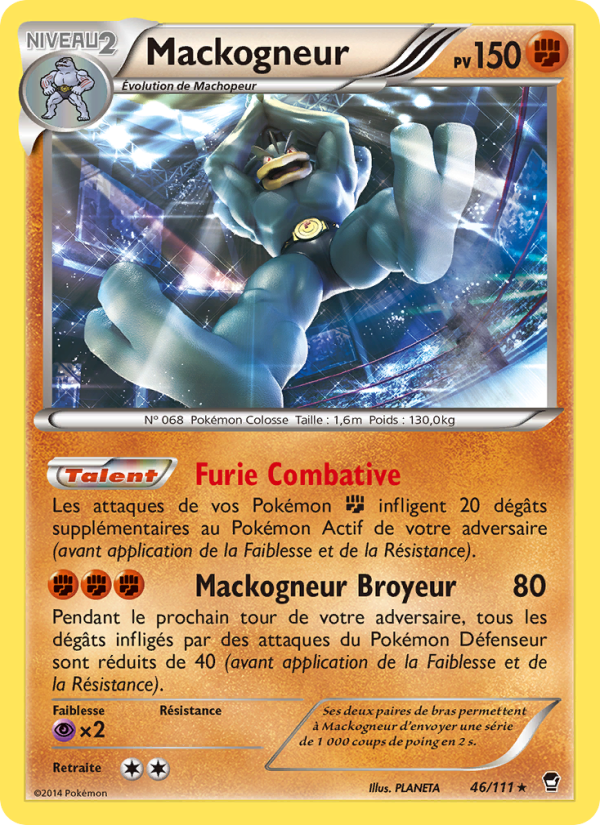 Mackogneur 46 — Furious Fists (French Pokémon TCG card)