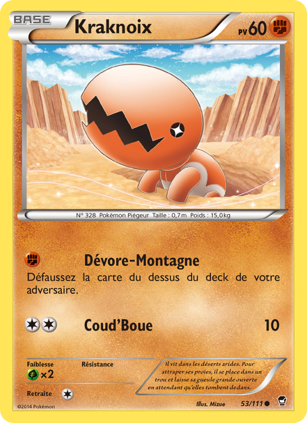 Kraknoix 53 — Furious Fists (French Pokémon TCG card)