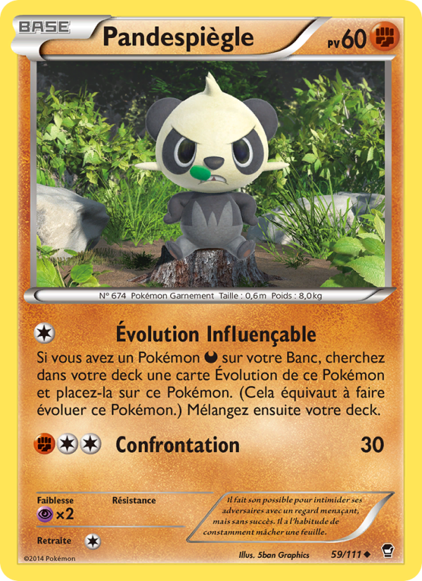 Pandespiègle 59 — Furious Fists (French Pokémon TCG card)