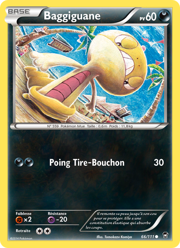 Baggiguane 66 — Furious Fists (French Pokémon TCG card)
