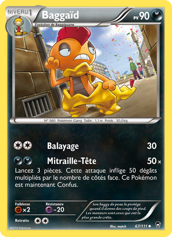 Baggaïd 67 — Furious Fists (French Pokémon TCG card)