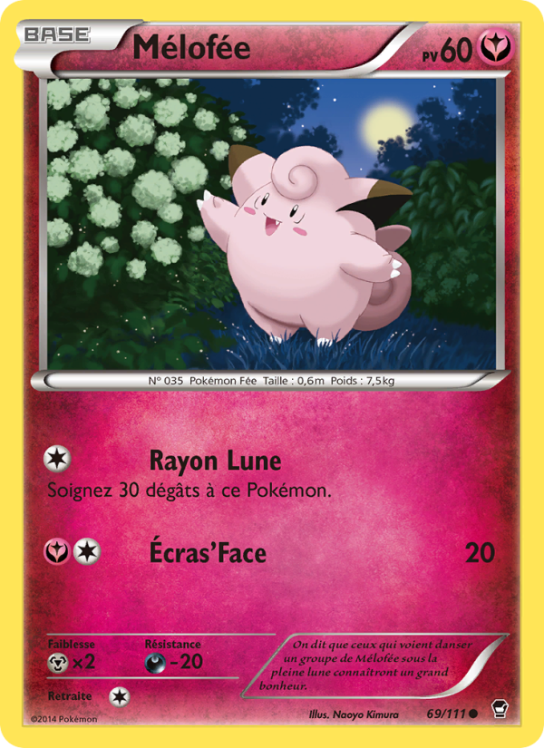 Mélofée 69 — Furious Fists (French Pokémon TCG card)