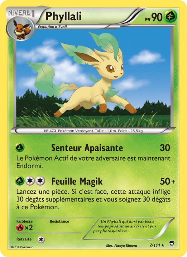 Phyllali 7 — Furious Fists (French Pokémon TCG card)