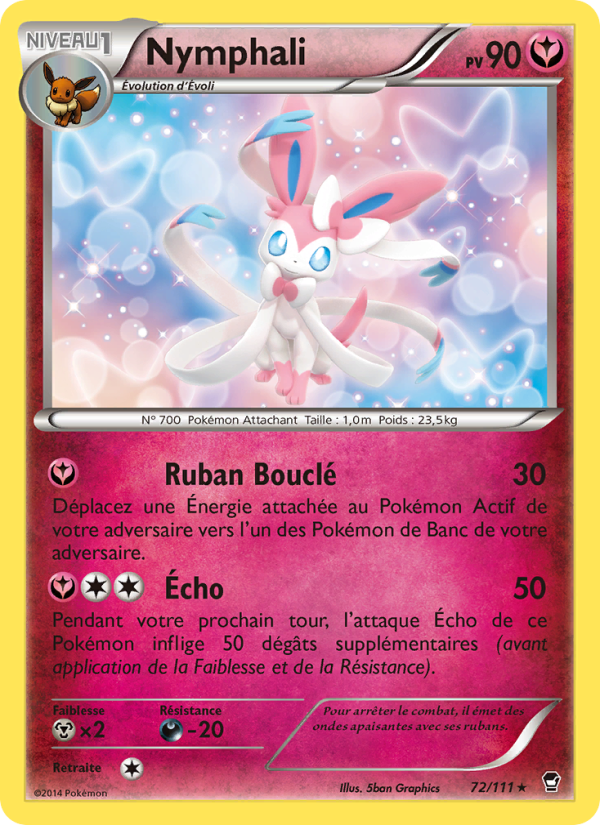 Nymphali 72 — Furious Fists (French Pokémon TCG card)