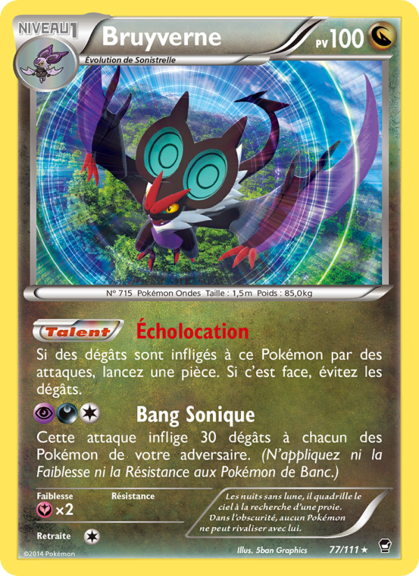 Bruyverne 77 — Furious Fists (French Pokémon TCG card)