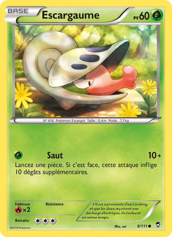 Escargaume 8 — Furious Fists (French Pokémon TCG card)