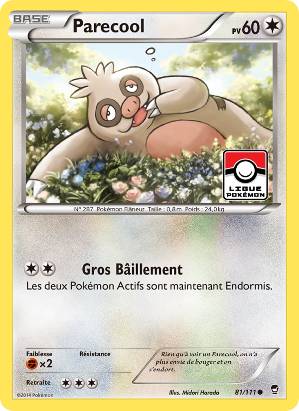 Parecool 81 — Furious Fists (French Pokémon TCG card)