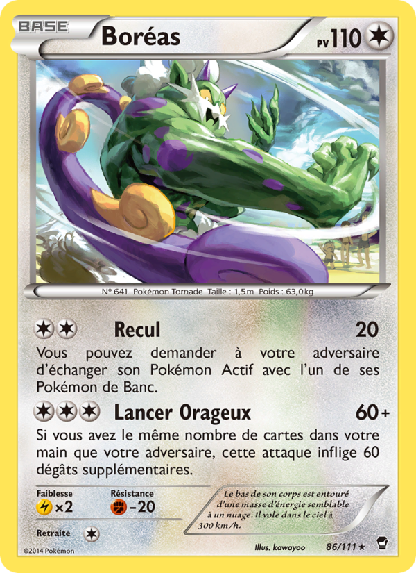 Boréas 86 — Furious Fists (French Pokémon TCG card)