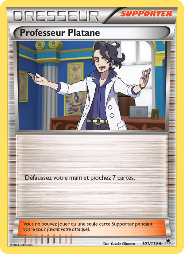 Professeur Platane 101 — Phantom Forces (French Pokémon TCG card)