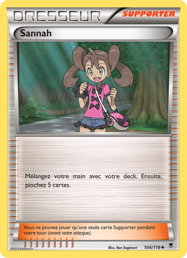 Sannah 104 — Phantom Forces (French Pokémon TCG card)