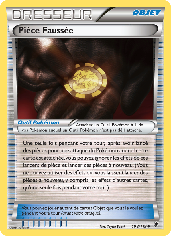 Pièce Faussée 108 — Phantom Forces (French Pokémon TCG card)