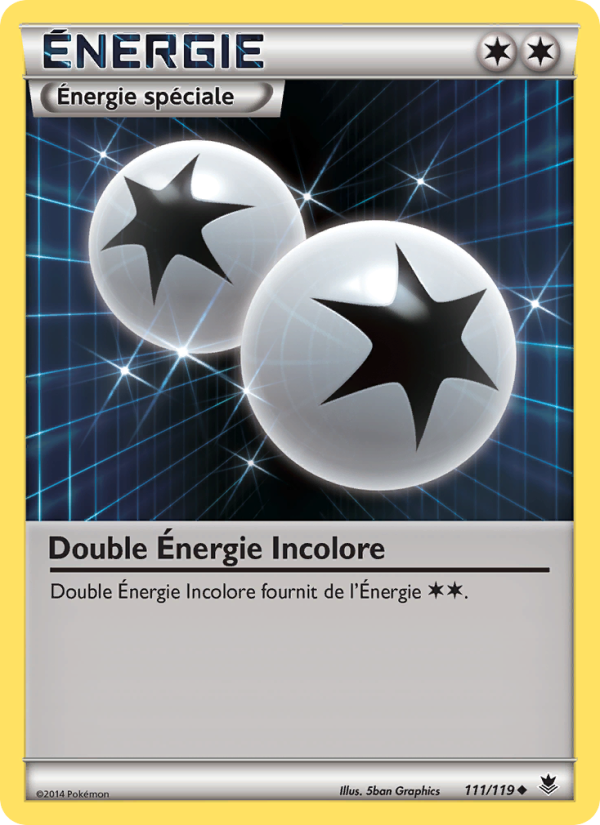 Double Énergie Incolore 111 — Phantom Forces (French Pokémon TCG card)