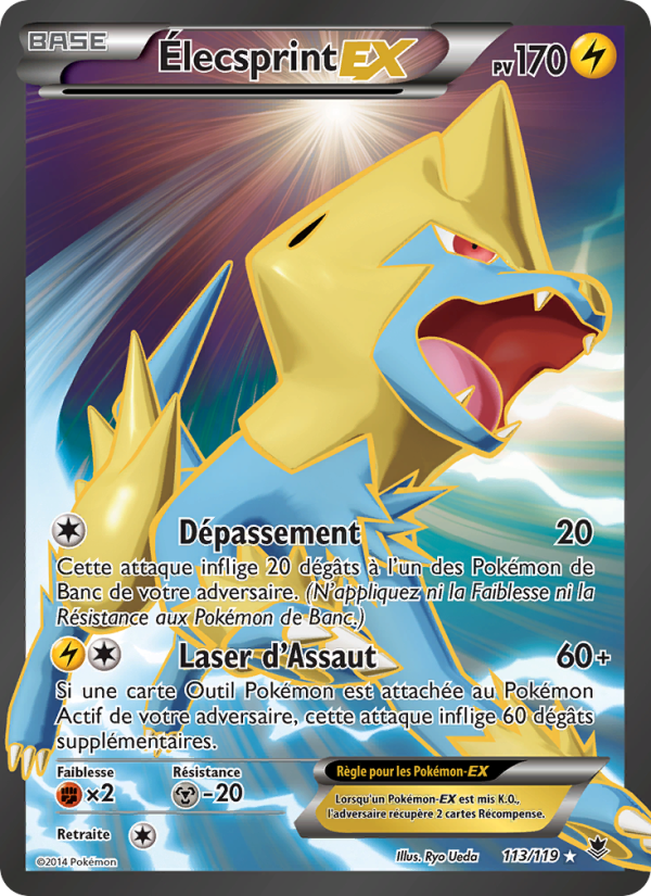 Élecsprint EX 113 — Phantom Forces (French Pokémon TCG card)