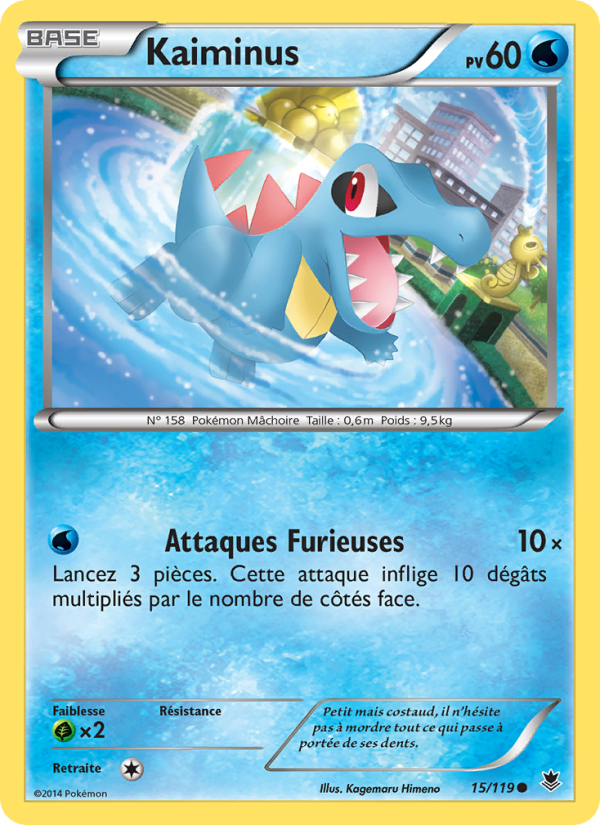 Kaiminus 15 — Phantom Forces (French Pokémon TCG card)