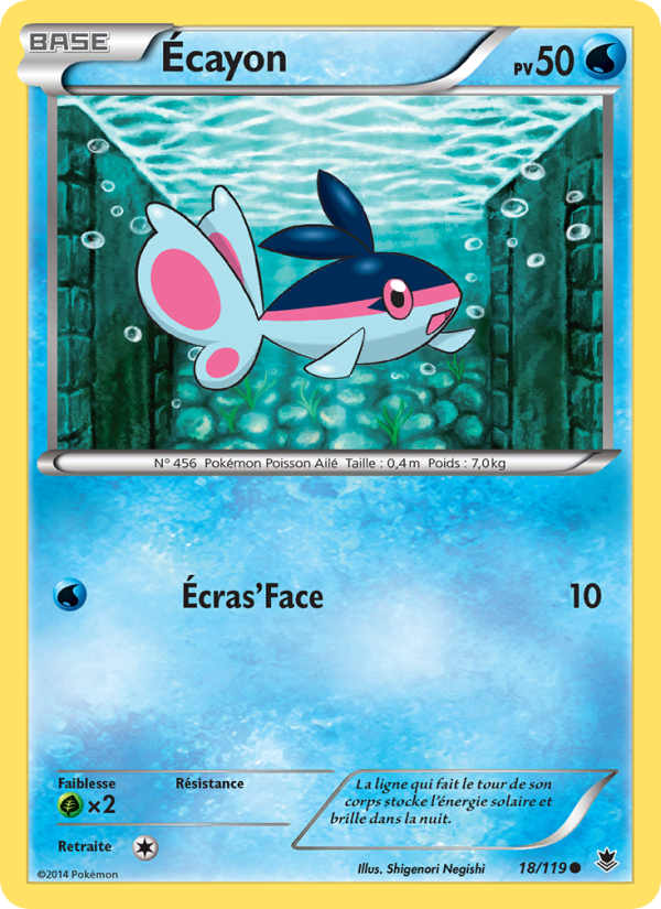 Écayon 18 — Phantom Forces (French Pokémon TCG card)