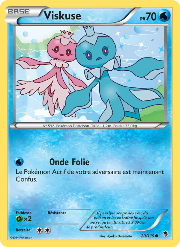 Viskuse 20 — Phantom Forces (French Pokémon TCG card)