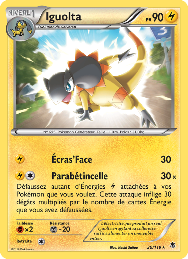 Iguolta 30 — Phantom Forces (French Pokémon TCG card)