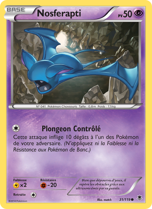 Nosferapti 31 — Phantom Forces (French Pokémon TCG card)