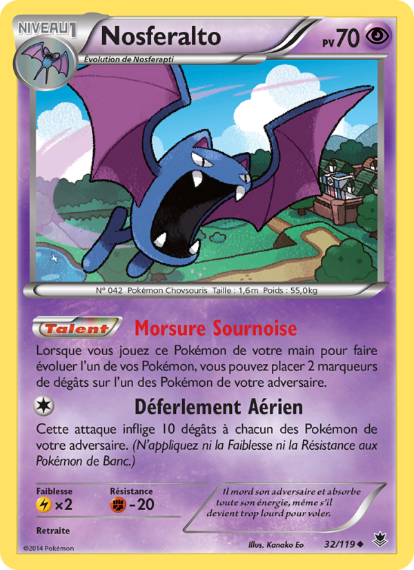 Nosferalto 32 — Phantom Forces (French Pokémon TCG card)
