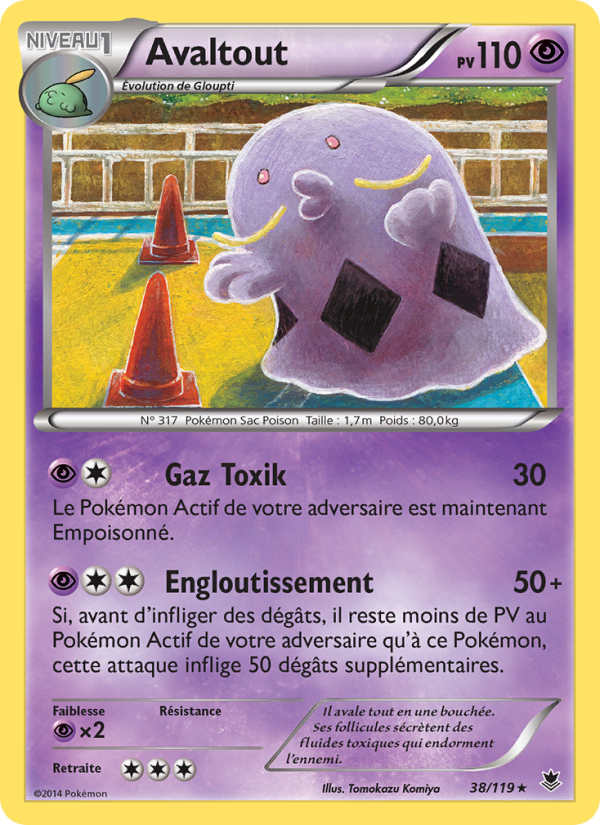 Avaltout 38 — Phantom Forces (French Pokémon TCG card)