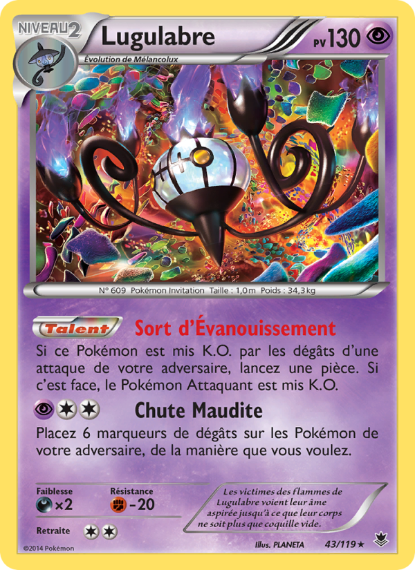 Lugulabre 43 — Phantom Forces (French Pokémon TCG card)