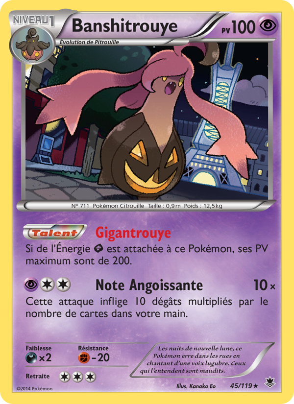 Banshitrouye 45 — Phantom Forces (French Pokémon TCG card)
