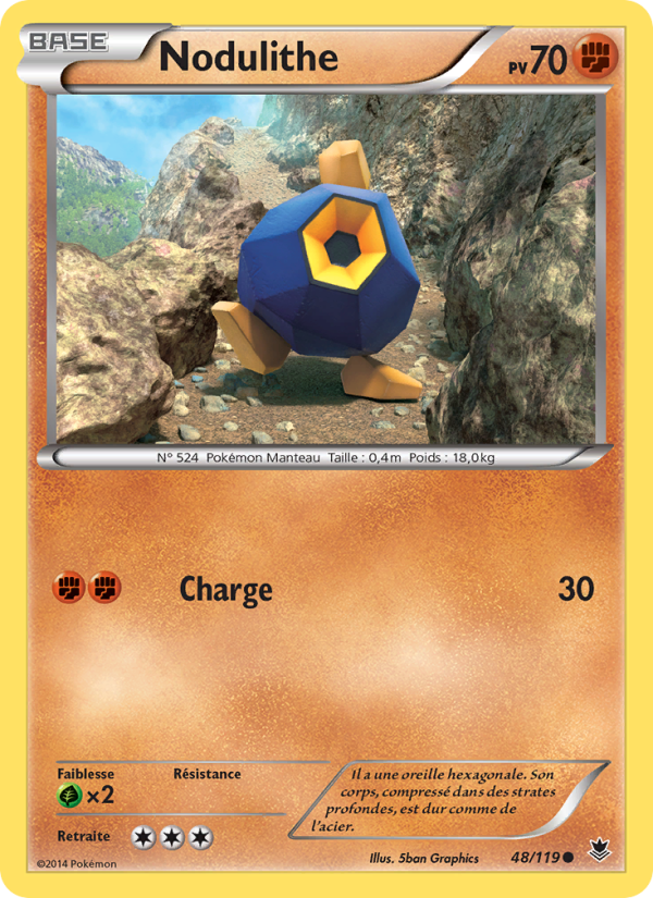 Nodulithe 48 — Phantom Forces (French Pokémon TCG card)
