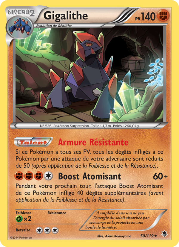 Gigalithe 50 — Phantom Forces (French Pokémon TCG card)