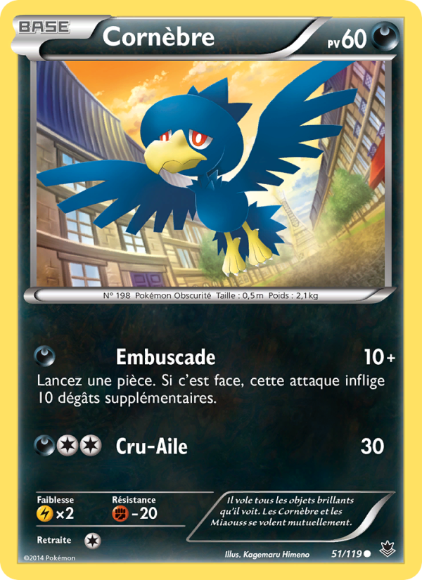 Cornèbre 51 — Phantom Forces (French Pokémon TCG card)