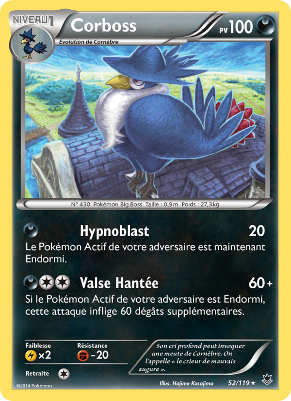 Corboss 52 — Phantom Forces (French Pokémon TCG card)