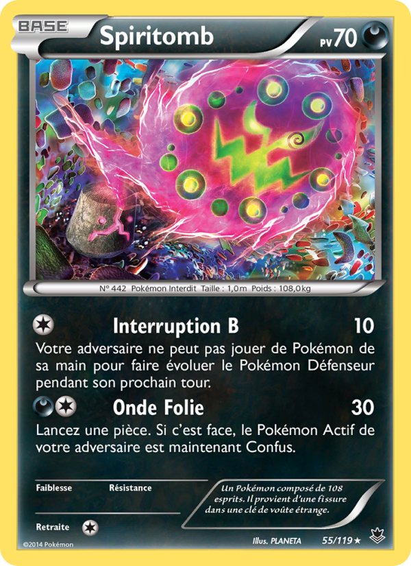 Spiritomb 55 — Phantom Forces (French Pokémon TCG card)