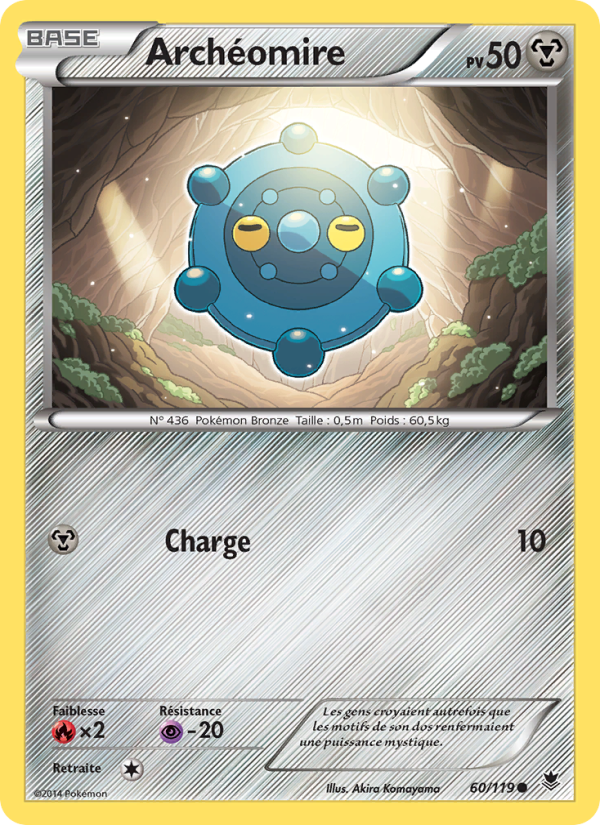 Archéomire 60 — Phantom Forces (French Pokémon TCG card)