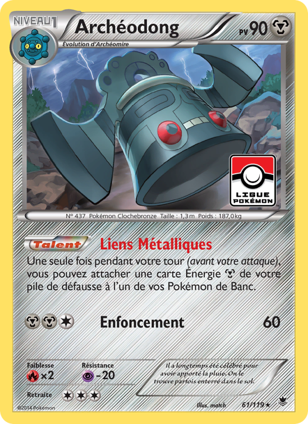 Archéodong 61 — Phantom Forces (French Pokémon TCG card)