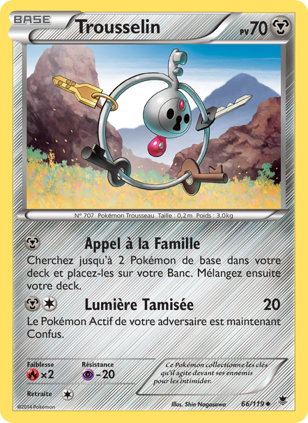 Trousselin 66 — Phantom Forces (French Pokémon TCG card)
