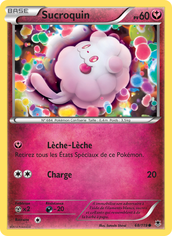 Sucroquin 68 — Phantom Forces (French Pokémon TCG card)