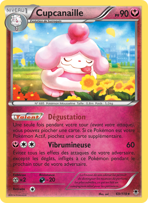 Cupcanaille 69 — Phantom Forces (French Pokémon TCG card)