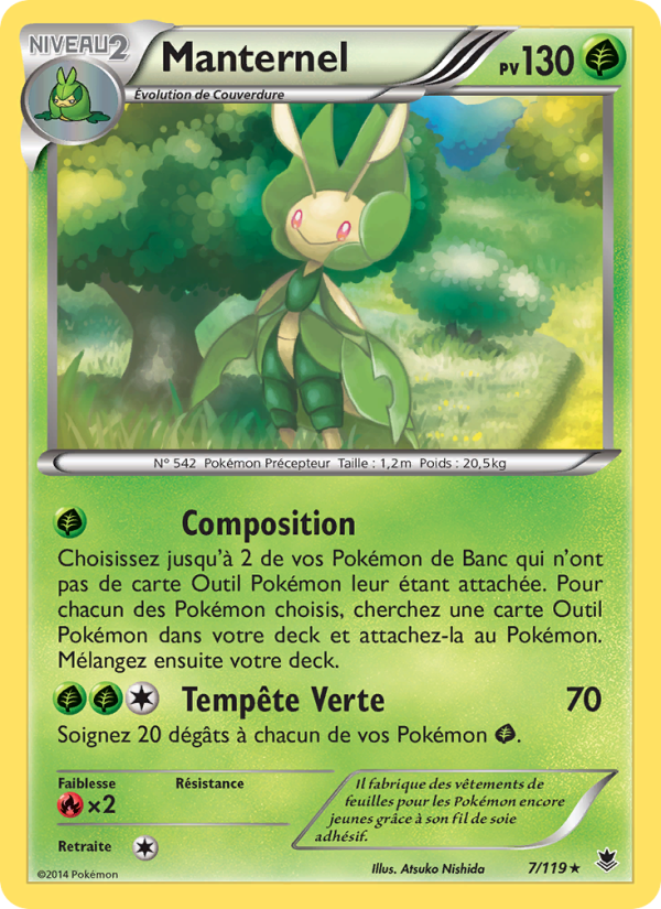 Manternel 7 — Phantom Forces (French Pokémon TCG card)