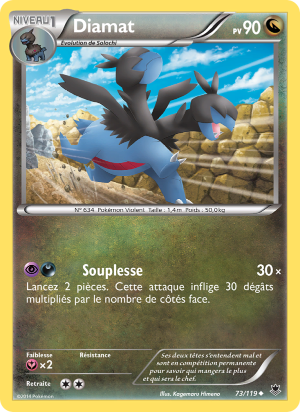 Diamat 73 — Phantom Forces (French Pokémon TCG card)