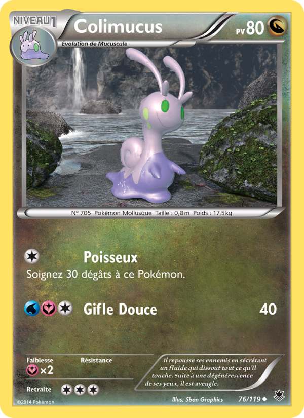 Colimucus 76 — Phantom Forces (French Pokémon TCG card)