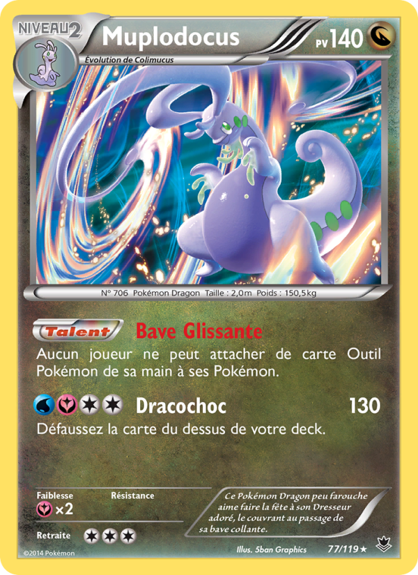 Muplodocus 77 — Phantom Forces (French Pokémon TCG card)