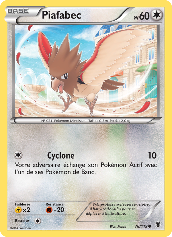 Piafabec 78 — Phantom Forces (French Pokémon TCG card)