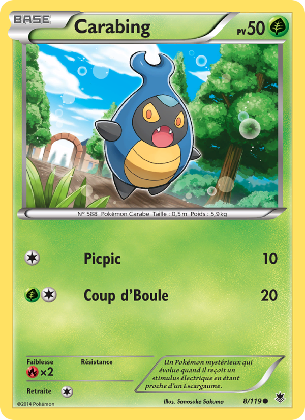 Carabing 8 — Phantom Forces (French Pokémon TCG card)