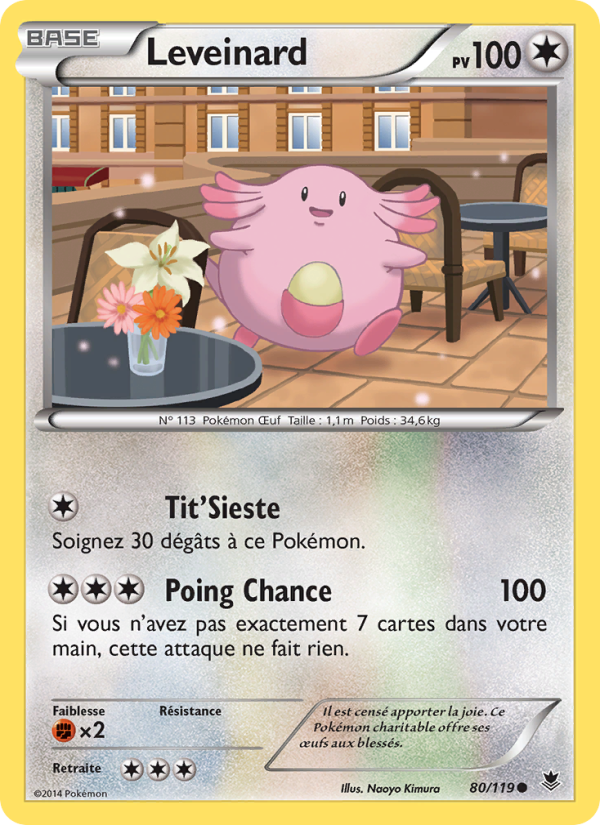 Leveinard 80 — Phantom Forces (French Pokémon TCG card)