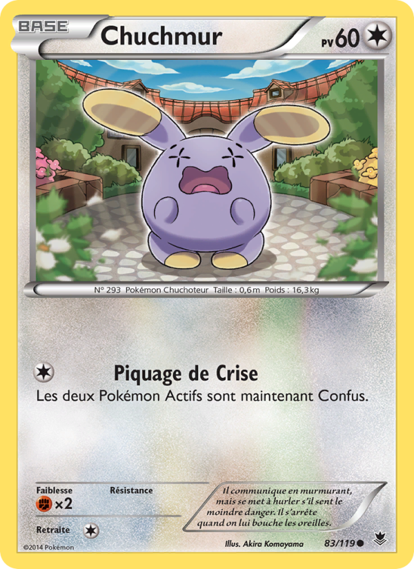 Chuchmur 83 — Phantom Forces (French Pokémon TCG card)
